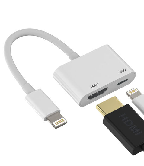 Apple Lightning AV Adapter: HDMI Screen Converter for iPhone