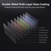Picture of SmallRig 4 x 5.65 ND 1.8 (6 Stop) Filter, Square Neutral Density Filter, 4mm Thick Multi-Layer Coated B270 Optical Glass, 1.56% Light Transmittance for Matte Box Outdoor Filming - 4227