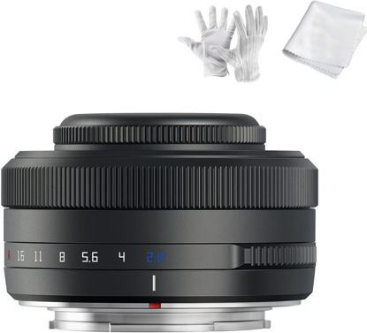 Picture of (2022 Upgrade) TTartisan 27mm F2.8 Autofocus Lens, Compatible with Fuji X-Mount Cameras XS10 X-E4 X-T10 X-T20 X-T3 X-T4 X-T100 X-T200 X-T30 X-Pro1 X-Pro2 X-Pro3 X-E1 (Titanium-27mm F2.8)