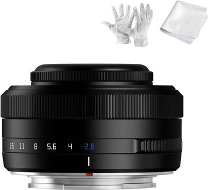 Picture of (2022 Upgrade) TTARTISAN 27mm F2.8 Autofocus Lens, Compatible with Fuji X-Mount Cameras XS10 X-E4 X-T10 X-T20 X-T3 X-T4 X-T100 X-T200 X-T30 X-Pro1 X-Pro2 X-Pro3 X-E1 (Black-27mm F2.8)