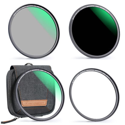 Picture of K&F Concept 95mm Magnetic MCUV CPL Fixed ND1000 Magnetic Basic Ring 4-in-1 Lens Filters Kit with 28 Multi-Coatings for Camera Lens (Nano-X Series)