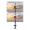 Picture of Pholiten Tall Vertically Stacked Dual Monitor Desk Mount Stand,Extra Tall 31 Inch Monitor Stand, Fully Adjustable Monitor arm for 13-32 Inch LCD Screen，Holds up to 22lbs