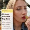 Picture of Moon Valley Organics Beeswax Lip Balm for Moisturizing Lips and Cuticles (Vanilla | Lime | Honey | Blackberry | Mint Vanilla, 5 Count (Pack of 1))