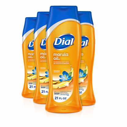 Picture of Dial Body Wash, Marula Oil, 21 fl oz (Pack of 4)
