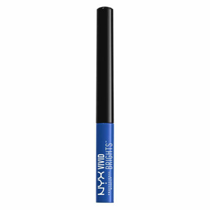Picture of NYX PROFESSIONAL MAKEUP Vivid Brights Liquid Eyeliner - Vivid Sapphire (Sapphire Blue)