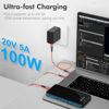 Picture of Ablian USB4 Cable Compatible with Thunderbolt 4 Cable 2.6ft,with 100W Chargiing and 8K@30Hz 5K@60Hz OR Dual 4K Video Compatible with Thunderbolt 4/3.