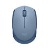 Picture of Logitech M170 Wireless Mouse for PC, Mac, Laptop, 2.4 GHz with USB Mini Receiver, Optical Tracking, 12-Months Battery Life, Ambidextrous - Blue Grey