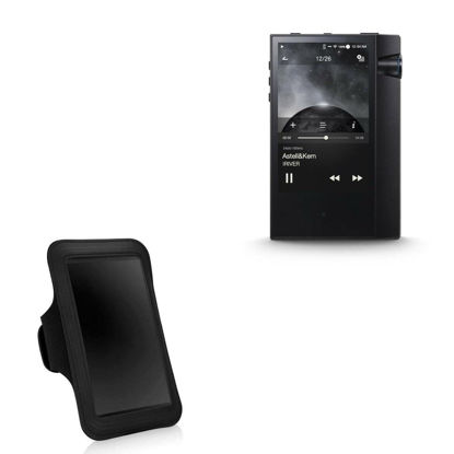 Picture of BoxWave Case Compatible with Astell & Kern AK70 MK II (Case by BoxWave) - Sports Armband, Adjustable Armband for Workout and Running for Astell & Kern AK70 MK II - Jet Black