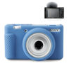 Picture of Pocoukate Case for Sony ZV-1F, ZV-1 II/ZV-1M2 Vlog Camera, ZV1F Camera Silicone Cover, Anti-Scratch Slim Fit Soft with ZV1 F Screen Protector- Blue Skin