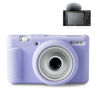 Picture of Pocoukate Case for Sony ZV-1F, ZV-1 II/ZV-1M2 Vlog Camera, ZV1F Camera Silicone Cover, Anti-Scratch Slim Fit Soft with ZV1 F Screen Protector- Lilac Colour Skin