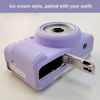 Picture of Pocoukate Case for Sony ZV-1F, ZV-1 II/ZV-1M2 Vlog Camera, ZV1F Camera Silicone Cover, Anti-Scratch Slim Fit Soft with ZV1 F Screen Protector- Lilac Colour Skin