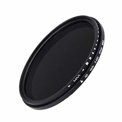 Picture of Gzikai 52mm ND2-ND400 Fader Variable Neutral Density Adjustable Lens Filter ND Filter Optical Glass Filter