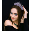 Picture of TOBATOBA Tiaras for Women, Dark Purple Tiara Crowns for Women, Wedding Tiara for Bride Queen Crown, Royal Princess Quinceanera Headpieces for Birthday Prom Pageant Halloween Cosplay Accessories