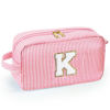 Picture of YOOLIFE Birthday Gifts for Women Friends - Large Cute Pink Makeup Bag Make Up Cosmetic Travel Bag Toiletry Pouch Personalized Gifts Women Her Birthday Best Friends Female Friendship Boss Coworker K