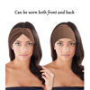 Picture of Jesries Women Headbands African Wide Hair Wrap Extra Turban Head Bands for Lady Large Sport Workout Stretch Non-slip Big Hair Bands