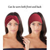 Picture of Jesries 10 Pack Women Headbands African Wide Hair Wrap Extra Turban Head Bands for Lady Large Sport Workout Stretch Non-slip Big Hair Bands
