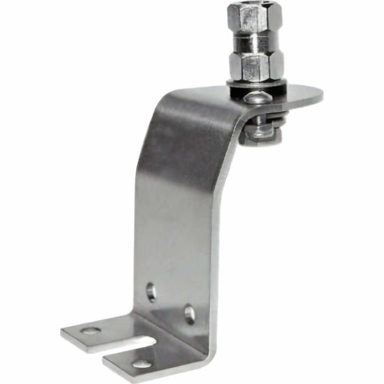 Picture of Accessories Unlimited AUF2-L Stainless Steel Hood Channel Mobile Antenna Mount for Ford F250 / F350