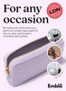 Picture of Embla Cosmetic Bag - Makeup Bag Travel Pouch, Toiletry Bags Cute Makeup Organizer, Nylon Zipper Pouches, Pink Black Coin Purse, Storage Bag Cosmetics Organizer, Make up bags Mini, Small, Large, Womens