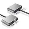 Picture of USB C to HDMI VGA Multiport Adapter, USB Type C 4 in 1 Hub to 4K HDMI/VGA/USB3.0/PD, Compatible with MacBook Pro, MacBook Air, iPad Pro, Pixelbook, XPS etc
