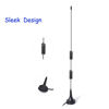 Picture of Bingfu 20-1300MHz Police Scanner Antenna Radio Scanner Magnetic Base Antenna HF VHF UHF Ham Radio BNC Male Antenna (2-Pack) Compatible with Uniden Bearcat Whistler Radio Shack Police Radio Scanner