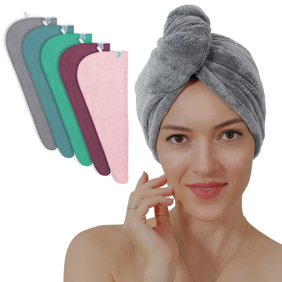 Aqua hair towel sales