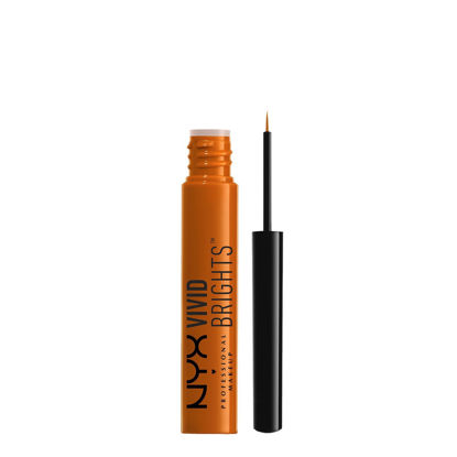 Picture of NYX PROFESSIONAL MAKEUP Vivid Brights Liquid Eyeliner - Vivid Delight (Muted Orange)