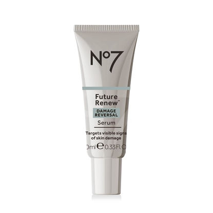 Picture of No7 Future Renew Damage Reversal Serum - Anti-Aging Face Serum for Glowing Skin - Hyaluronic Acid + Niacinamide for Skin Damage Reversal - Dermatologist-Approved, Suitable for Sensitive Skin (10ml)