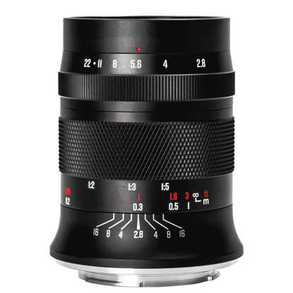 Picture of Meike 60mm F2.8 Magnification Macro Manual Focus APS-C Lens Compatible with Panasonic Lumix M43 MFT Mount Digital Mirrorless Cameras GH3 GH4 GH5 GH6,etc