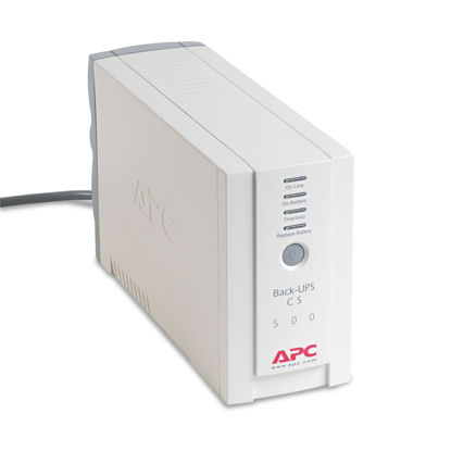 Picture of Apc Bk500 Bk500 Back-Ups Cs Battery Backup System, 6 Outlets, 500 Va, 480 J