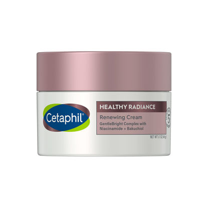 Picture of Cetaphil Face Cream, Healthy Radiance Renewing Cream, Visbily Reduces Look of Dark Spots, Brightening Lotion, Designed for Sensitive Skin, Hypoallergenic, Fragrance Free, 1.7oz