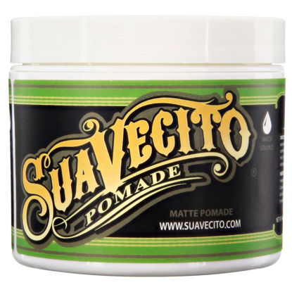 Picture of Suavecito Pomade Matte (Shine-Free) Formula 5 oz, 1 Pack - Medium Hold Hair Pomade For Men - Low Shine Matte Hair Paste For Natural Texture Hairstyles