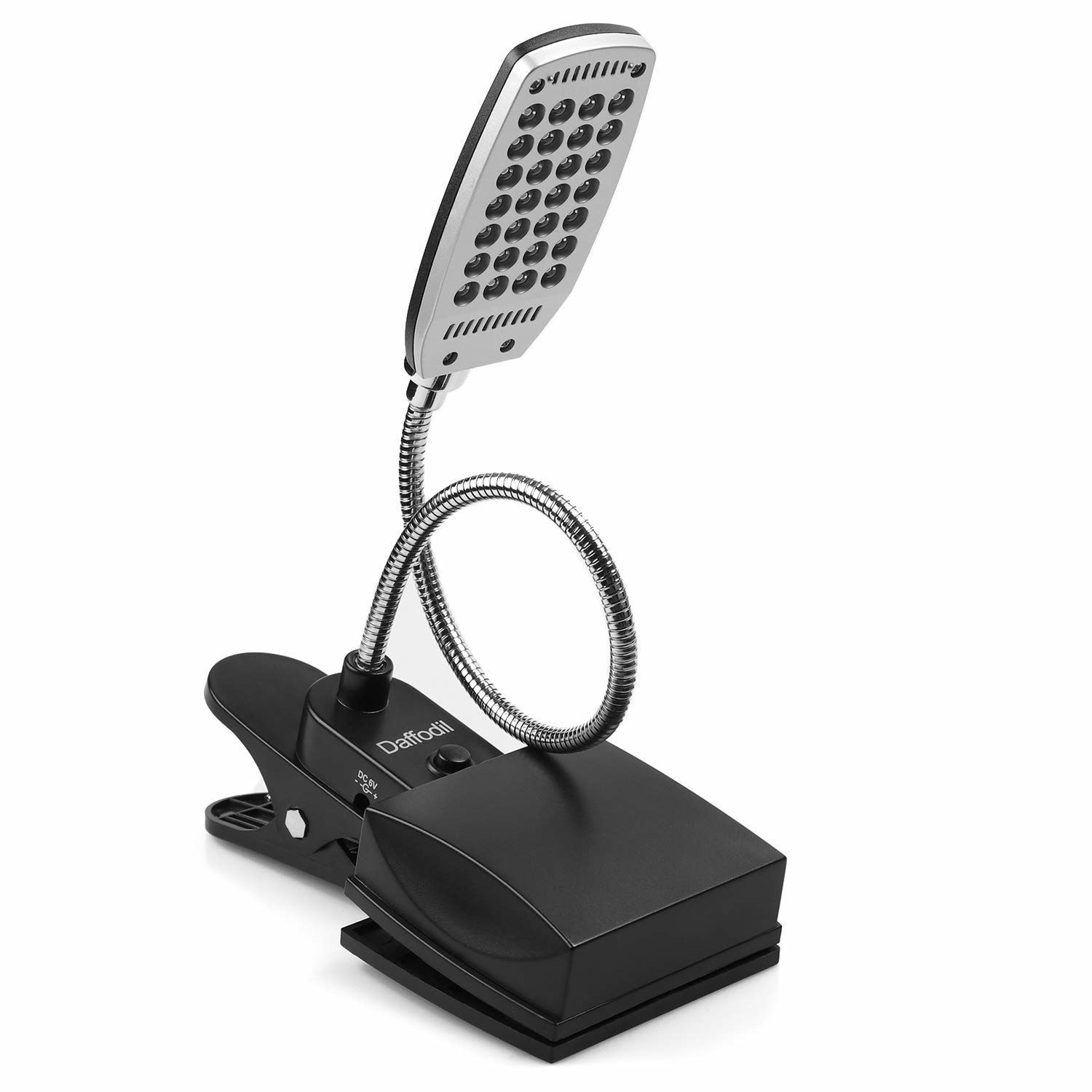 GetUSCart- Daffodil Flexible LED Desk Lamp with Clamp & Gooseneck ...