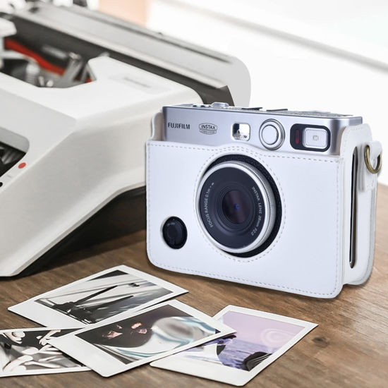 GetUSCart MUZIRI KINOKOO Instax Mini EVO Case PU Leather Protective Case for Fuji Instax Mini