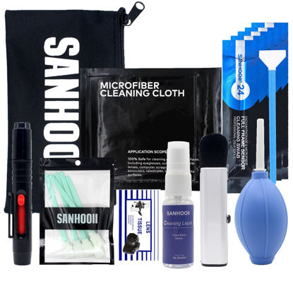 Picture of SANHOOII Camera Cleaning kit for DSLR or SLR Mirrorless Cameras Lens Cleaning and Full Frame Sensor Cleaning