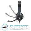 Picture of USB Headset with Microphone for PC Laptop, BENGOO UH1 Computer Headset with Noise Cancelling Microphone, Wired Headphones & Mic Mute Button, On-Ear Headset for Office Classroom Home -Black