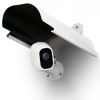 Picture of Uogw Sun Rain Shade Cover Compatible with Blink XT, XT2,All-New Blink Outdoor,Arlo, Arlo Pro,WyzeCam,Nest,Ring,Simplisafe,Protective Roof for Outdoor Security Cameras, Aluminum Alloy Material - White