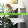 Picture of Uogw Sun Rain Shade Cover Compatible with Blink XT, XT2,All-New Blink Outdoor,Arlo, Arlo Pro,WyzeCam,Nest,Ring,Simplisafe,Protective Roof for Outdoor Security Cameras, Aluminum Alloy Material - White