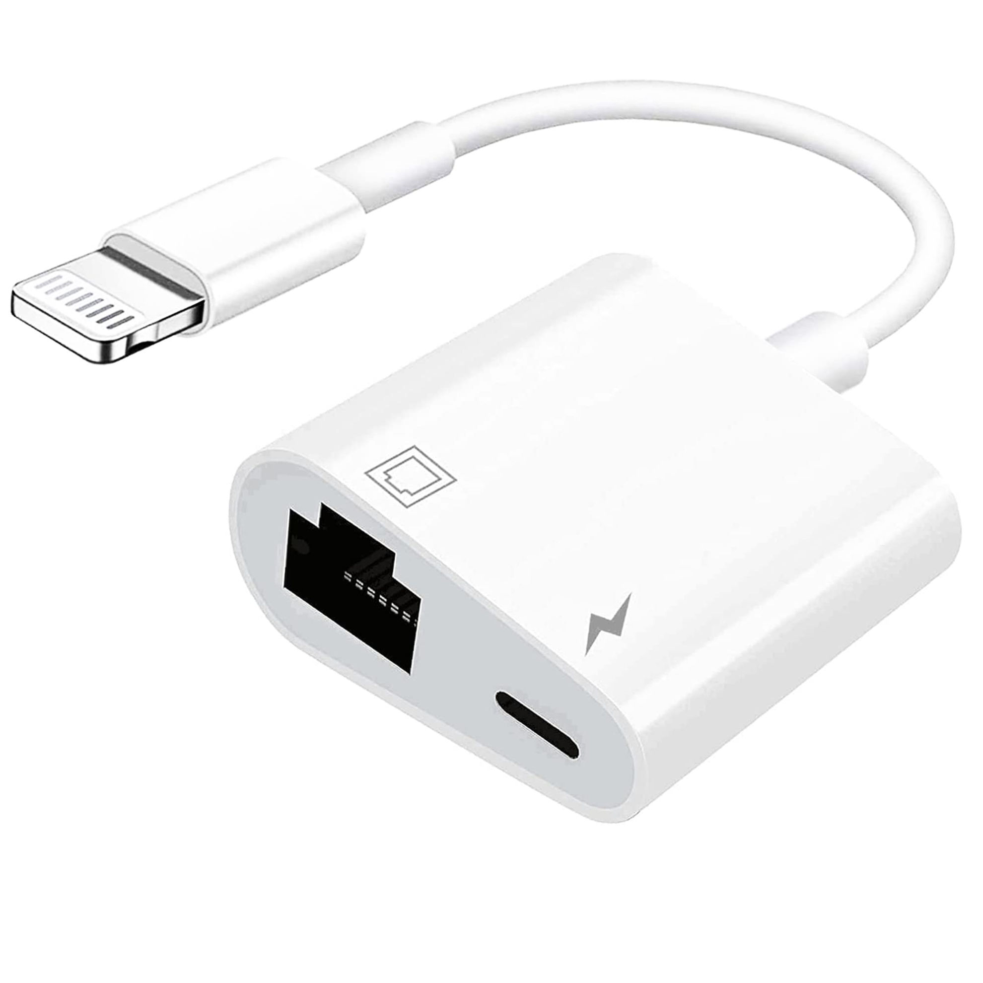GetUSCart- [Apple MFi Certified] Lightning to RJ45 Ethernet Adapter, 2 ...
