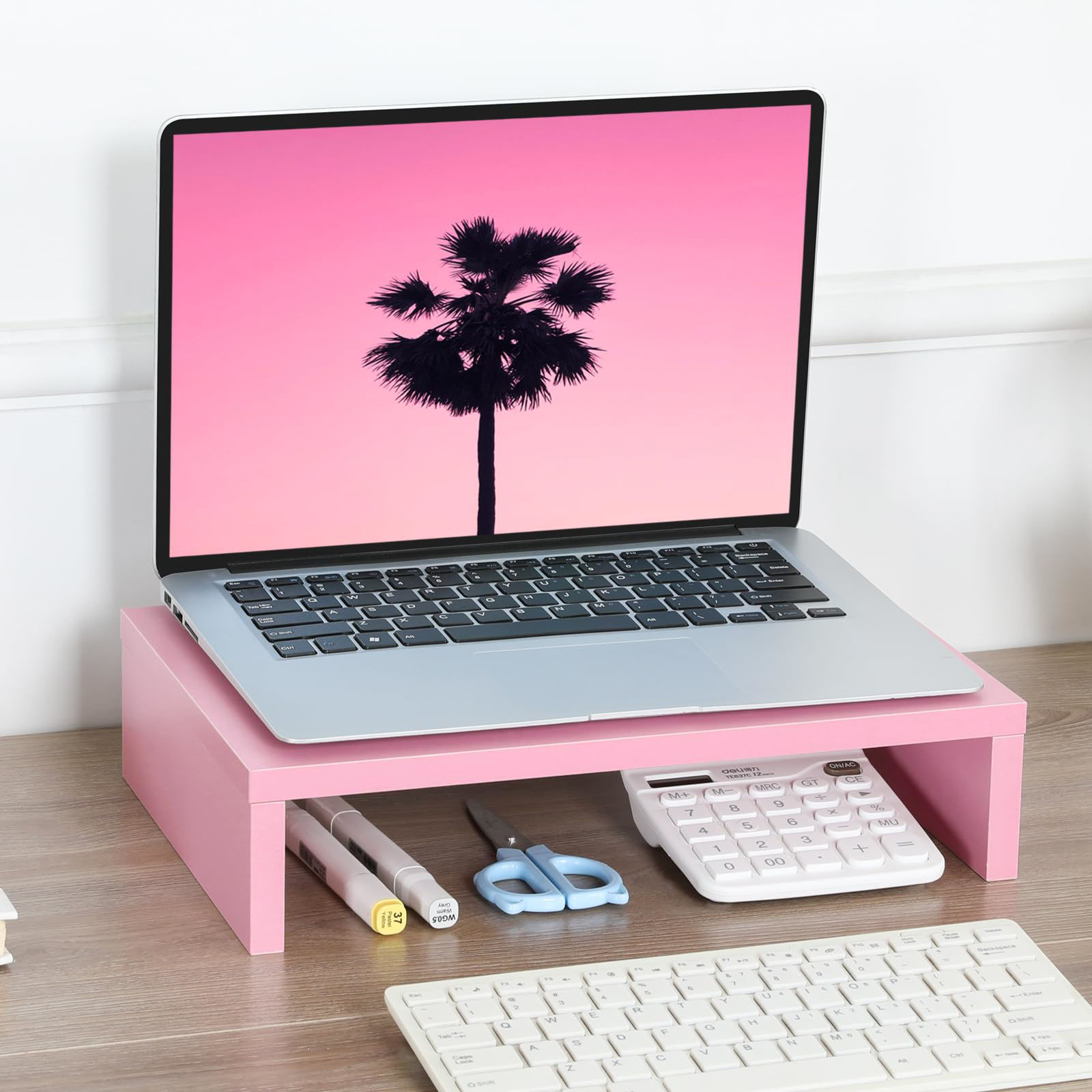 getuscart-teamix-14-2-inch-monitor-stand-riser-wood-monitor-riser