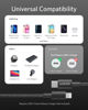Picture of Anker New Nylon USB-C to Lightning Charging Cord for [3.3ft MFi Certified] for iPhone 13 13 Pro 12 Pro Max 12 11 X XS XR 8 Plus, AirPods Pro, Supports Power Delivery (Black)