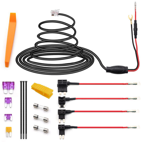 GetUSCart maierke 13FT RJ11 Style Radar Detector Hardwire Kit,Quick