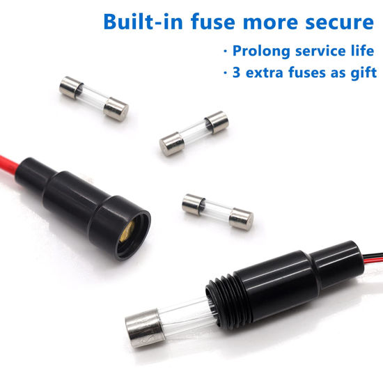 GetUSCart maierke 13FT RJ11 Style Radar Detector Hardwire Kit,Quick