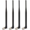 Picture of Bingfu Wireless Microphone Receiver Antennas BNC Male Antenna UHF 400MHz-960MHz (4-Pack) for Wireless Microphone System Receiver Remote Digital Audio Mic Receiver Tuner UHF Ham Radio