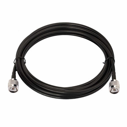 Picture of Bingfu RTK Survey GPS Antenna Extension Cable TNC Male to TNC Male RG58 Coax Jumper Cable 5m 16.5 feet for Trimble Leica Sokkia GNSS RTK Survey Vehicle Marine Boat GPS Navigation Receiver