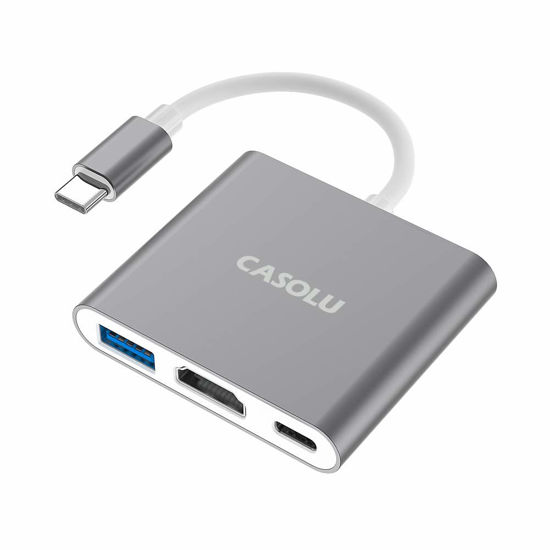GetUSCart CASOLU USB C Type C to HDMI Adapter Thumderbolt 3 to