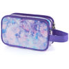 Picture of Kids Toiletry Bag for Girls, Travel Toiletry Bag for Little Young Teen Girls Cosmetic Makeup Waterproof Hanging Wash Bag Toddler Traveling Toiletries, Tie Dye Purple