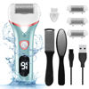 Picture of Electric Foot Callus Remover, Rechargeable Portable Electronic Foot File Pedicure Kits, Waterproof Foot Scrubber File, Professional Pedicure Tools, Foot Care for Dead Skin Ideal Gift, 3 Rollers