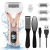 Picture of Electric Foot Callus Remover, Rechargeable Portable Electronic Foot File Pedicure Kits, Waterproof Foot Scrubber File, Professional Pedicure Tools, Foot Care for Dead Skin Ideal Gift, 3 Rollers