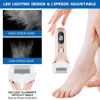 Picture of Electric Foot Callus Remover, Rechargeable Portable Electronic Foot File Pedicure Kits, Waterproof Foot Scrubber File, Professional Pedicure Tools, Foot Care for Dead Skin Ideal Gift, 3 Rollers