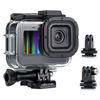 Picture of SOONSUN Waterproof Case for GoPro Hero 11 Black/Hero 10 Black/Hero 9 Black, 60M Underwater Protective Dive Housing Case with Cold Shoe Mount Adapter for GoPro Hero 11 10 9 Black Action Camera